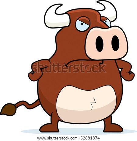 Angry Cow Cartoon