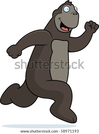 Running Gorilla
