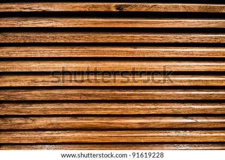 Old log cabin wood wall background or backdrop