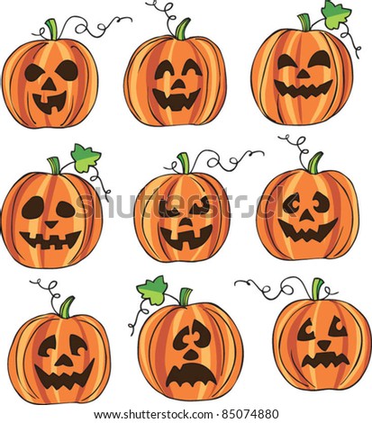 Pumpkin Carvings Print Outs