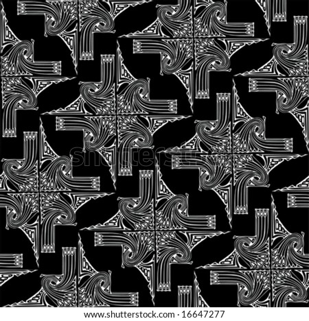 art deco patterns. Seamless art-deco pattern.