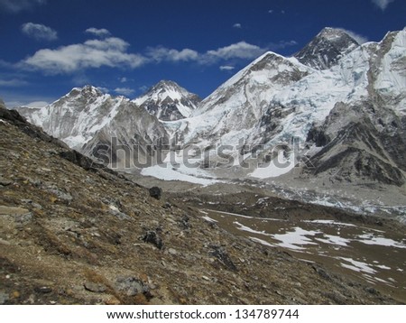 Mt Everest and Everest Base Camp