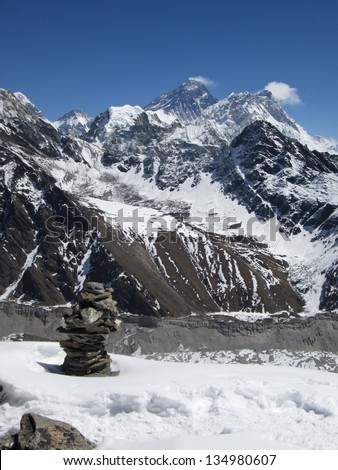 Peak of Mt Everest