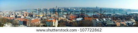 Panoramic view from Budapest,Hungary