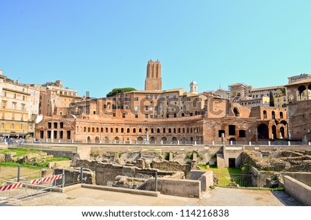 Roman ruins in Rome, Forum