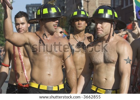 Pictures Of Firemen. stock photo : Firemen at the