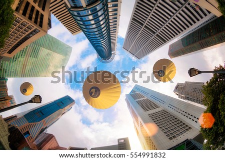 Central Business District in Singapore. Banking in Singapore is a service industry that has grown significantly in recent years. Singapore is home to over 200 banks.