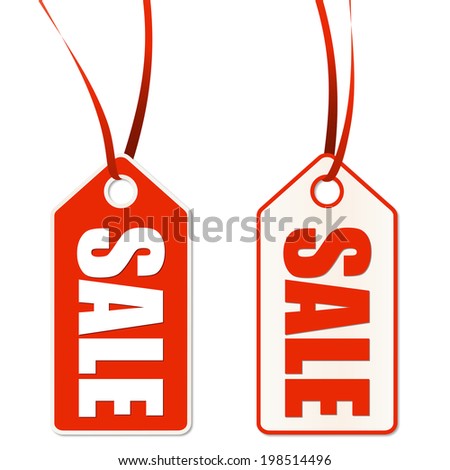Label with SALE