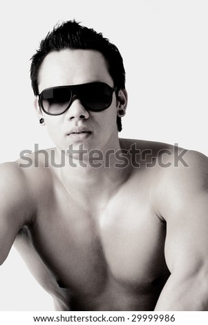Portrait Of A Naked Indonesian Man Stock Photo Shutterstock