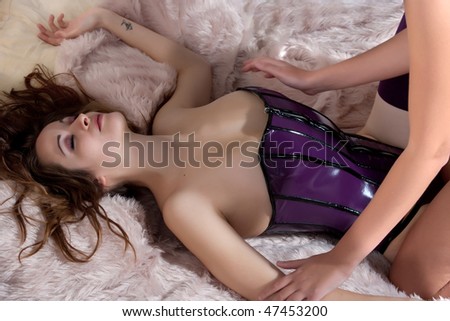 Free Cartoon Simpsons Porn Videos stock photo two sexy lesbian women in a nice lingerie set 47453200 Free Cartoon Simpsons Porn Videos