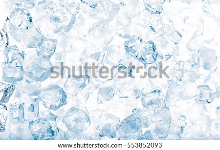 Ice cubes background.