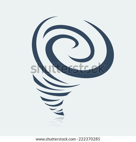 Hurricane Symbol Stock Vector Illustration 222370285 : Shutterstock