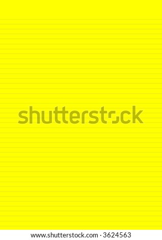 Lined yellow paper