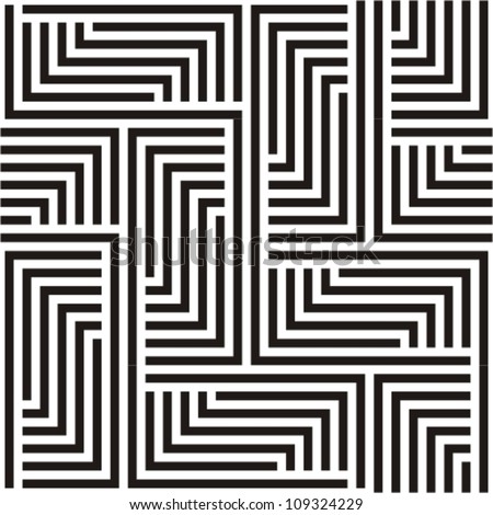 Black And White Zigzag Pattern