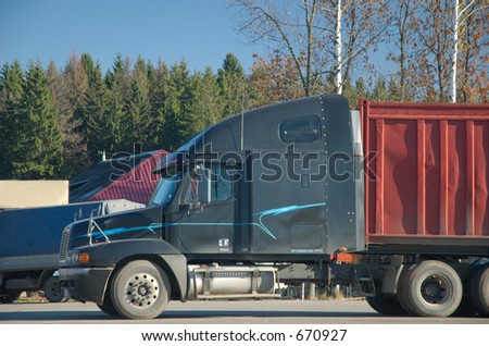 Cabin of a hard truck