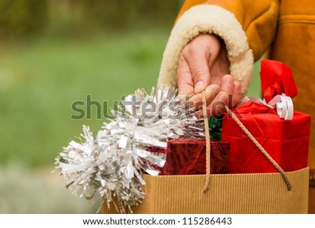 Shopping - Christmas shopping (shopping bags)