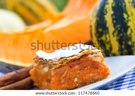 Pumpkin pie - pumpkin cake
