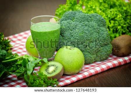 Green smoothie - green juice