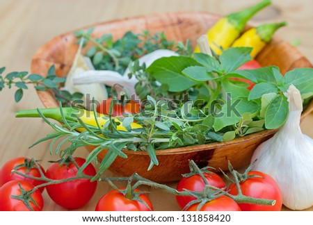 Fresh herbs - fresh spices