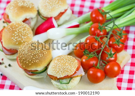 Sandwich - small sandwiches