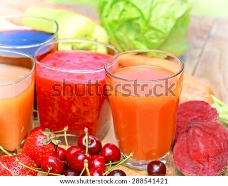 Freshly squeezed juices