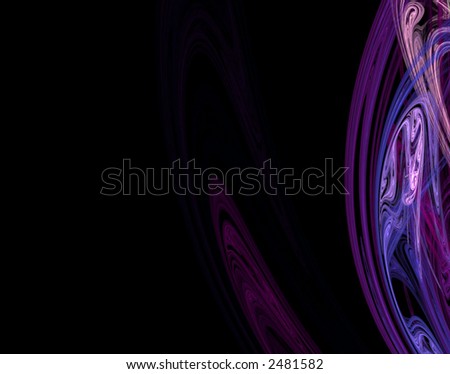 Neon purple border art design