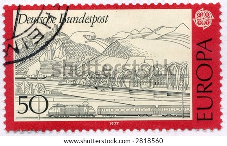 Vintage World Postage Stamp Ephemera germany(editorial)