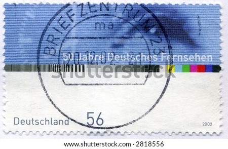 Vintage World Postage Stamp Ephemera germany (editorial)