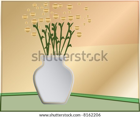 Modern House Plant Illustration