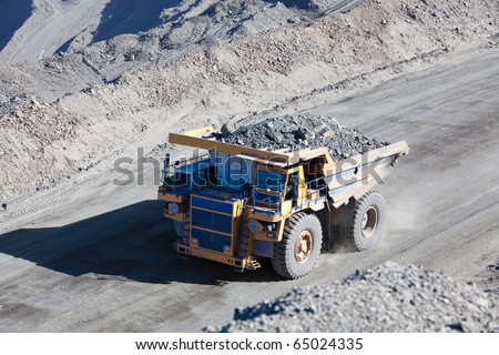 Giant Ore Truck at Gold Mine