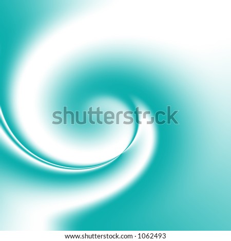 teal abstract swirl