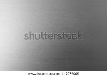 Aluminium brushed plate background or texture