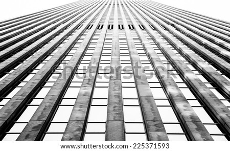 Modern building. High contrast. Monochrome. Urban living, architecture, technology, abstract and business concept