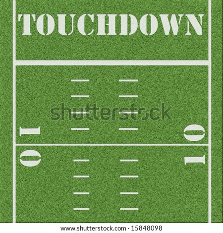 stock photo : Clean football field background