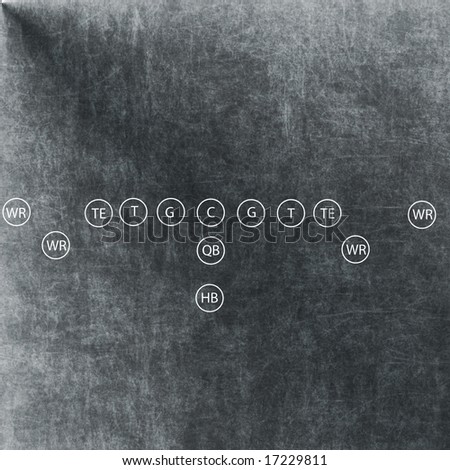 Single Back Formation - American Football Stock Photo 17229811 ... Single Back Formation - American Football Stock Photo 17229811 ...