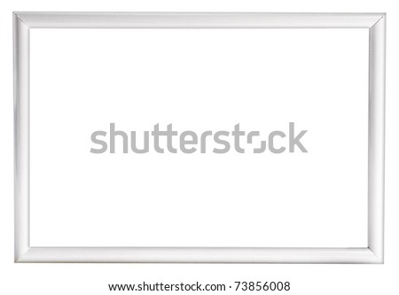 white modern photo frame isolated on white background white modern photo frame isolated on white background