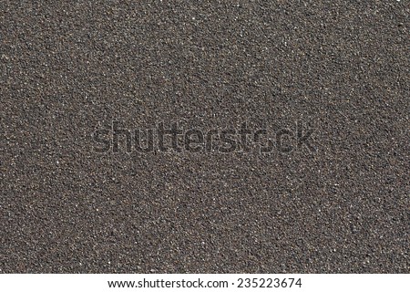 Black ocean sand