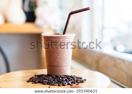 smoothie coffee in the coffee time and coffee break