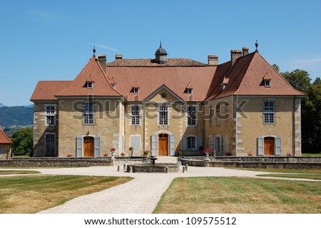 Palace Longpra, Isere, France Little family palace of Longpra in France
