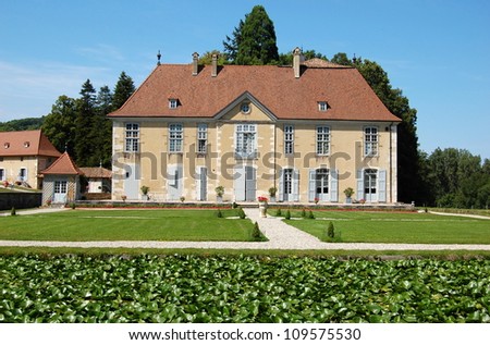 Palace Longpra, Isere, France Little family palace of Longpra in France