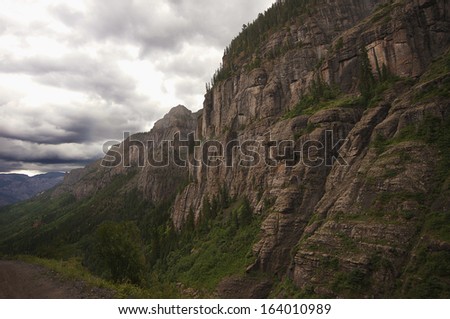 Mountain pass over Ouray, Colorado/Mountain Pass