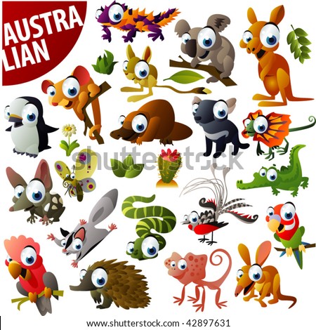 Australian Animal Cartoons