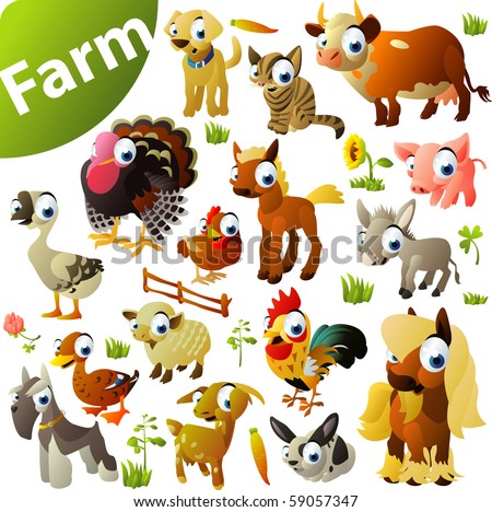 Vector Farm Animals