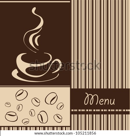 Coffee Shop Menu on Template Coffee Shop Menu Stock Vector 105211856   Shutterstock