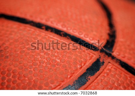 Skin Texture of a worn out basketball