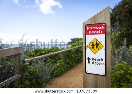 Portsea beach track, Australia