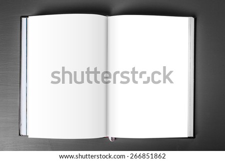 Book template ready for your artwork - with clipping path