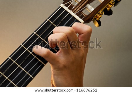 Left Hand Position Basic Chord of Classic Guitar / A+ Chord