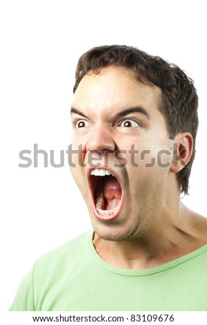 Angry Man Yelling