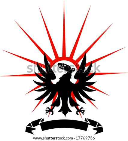 Logo Designshirt on Proud Eagle   Tattoo  T Shirt Design Stock Vector 17769736